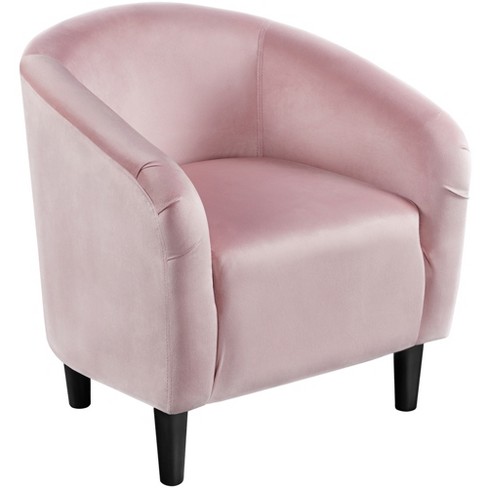 Pink velvet clearance chair target