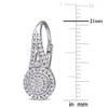 EVERLY JEWELRY | Sterling Silver 1/4 CT Diamond TW LeverBack Earrings - 2 of 4