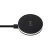 Ultimaxx Wireless Qi Fast Charger (WAFR/Ultimaxx) with Built-in USB-A Plug, 2ft USB-C to USB-A Cable - 2 of 4