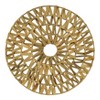 Saro Lifestyle Table Mats with Woven Water Hyacinth Design (Set of 4), Beige - 2 of 4