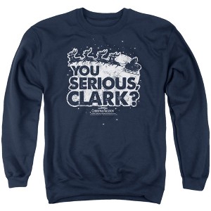 Christmas Vacation You Serious Clark Adult Crewneck Sweatshirt - 1 of 4