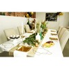 Juvale 48-Pack Disposable Metallic Gold Foil Paper Square Plates Party Supplies 9-Inch - 2 of 4