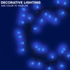 Luxrite C7 LED Blue Replacement Light Bulbs, String Lights, 0.5W, Shatterproof Colored Candelabra Bulb, Enclosed Fixture Rated E12 Base 6 Pack - 2 of 4