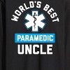 Men's - Instant Message - World's Best Paramedic Long Sleeve Graphic T-Shirt - 2 of 4