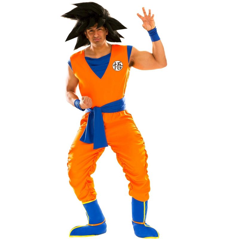HalloweenCostumes.com Plus Size Dragon Ball Z Goku Costume, 2 of 8