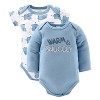 The Peanutshell Blue Elephant 30-Piece Newborn Baby Layette Gift Set in White/Blue, 0-3 Months - 3 of 4