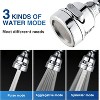 6-Pack 360° Rotating Faucet Aerator, 3-Mode Adjustable Shower Head Nozzle, Water-Saving Chrome-Plated Extension for Kitchen Sink (Family Value Set) - 4 of 4