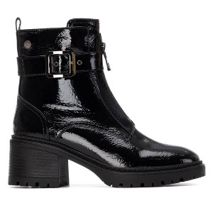 Women's Patent Leather Heeled Ankle Booties 144276 - 1 of 4