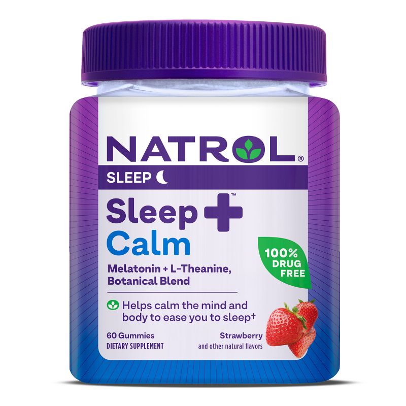 Natrol Sleep + Calm Gummies - 60ct, 1 of 13