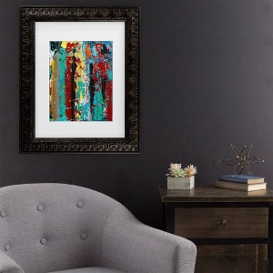 Trademark Fine Art Oliver Nolan Dripping II Matted Framed Art - 1 of 4