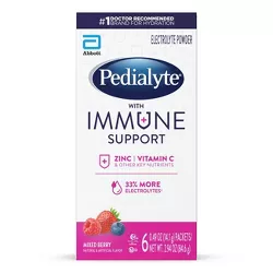 Pedialyte Immune Support Electrolyte Powder - Mixed Berry - 2.94oz