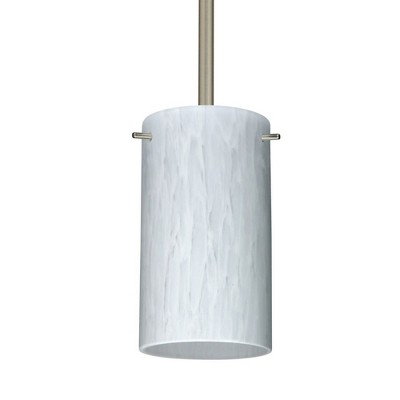 Besa Lighting Stilo 7 1 - Light Pendant in  Satin Nickel