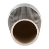 Sagebrook Home 10" Ceramic Vase - Contemporary Ivory and Beige Ridged Design Floral Vase For Decorative Table Accent - Stylish Home, Office, Event - 4 of 4