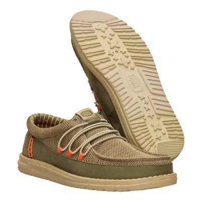 HEYDUDE Men Wally Guard Stretch Sox , Burnt Olive/Multi, 7 — фото 4