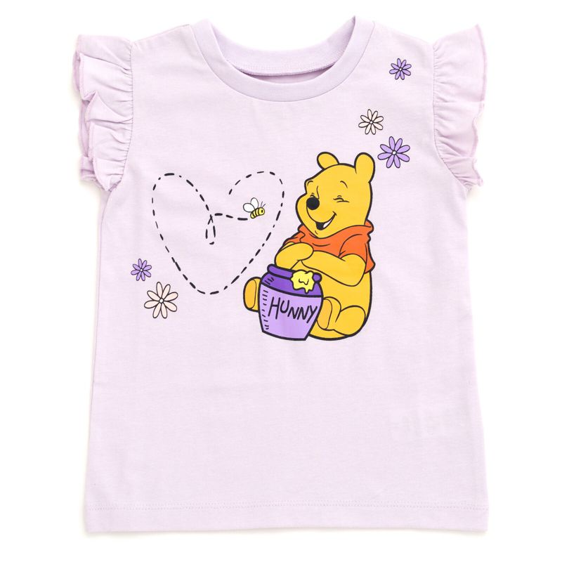 Disney Lion King Cars Super Kitties Winnie the Pooh Minnie Mouse Baby Girls 2 Pack T-Shirts Infant, 3 of 5
