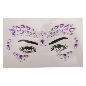Unique Bargains Charming Rhinestone Stickers 1 Pc - 1 of 4