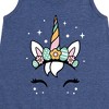 Girls' - Instant Message - Pastel Easter Unicorn Graphic Sleeveless Aline Dress - 2 of 4