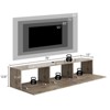 AMERLIFE Floating TV Stand with LED Lights and Power Outlet for TVs Up to 80" - 2 of 3