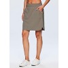 RBX Active Women's Longer Length Quick Drying Lightweight Travel Tennis Golf Skirt with Built-In Shorts and Pockets - 3 of 4