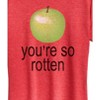 Women's - Instant Message - You're So Rotten Short Sleeve Graphic T-Shirt - 2 of 4