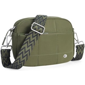 Crossbody Bags for Women Lightweight Puffer Shoulder Bag Travel Purses with Wide Strap - 1 of 4