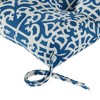 Kensington Garden 2pc 24"x22" Outdoor Seat and Back Chair Cushion Set - 3 of 4