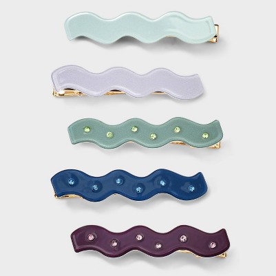 Variety Wavy Hair Clip Set 5pc - Wild Fable™ : Target display picture 3
