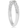Pompeii3 1/20ct Vintage Diamond Wedding Band 950 Platinum - 2 of 4