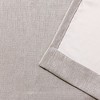 Vesta Heavy Textured Linen Woven Room Darkening Grommet Top Window Curtain Panel Pair Exclusive Home - image 4 of 4