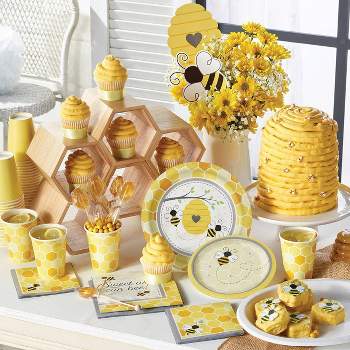 Bumblebee Baby Shower Disposable Party Kit