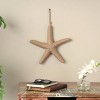 13"x13" Jute Starfish Handmade Wrapped Wall Decor with Hanging Rope - Olivia & May - 2 of 4