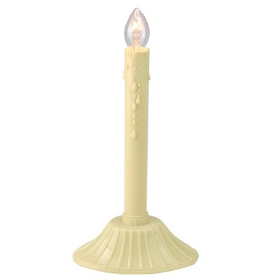 Northlight 9.5" C7 Light Indoor Christmas Candolier Candle Lamp - Clear