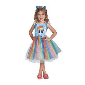 Disguise Toddler Girls' Classic My Little Pony Rainbow Dash Dress Costume - 1 of 2