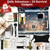 Aoibox 24 Piece Survival Advent Calendar Kit Outdoor Tools for Men Teens Camping Hiking Emergency Prep 24 Day Holiday Countdown Gift - 2 of 4