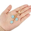 Unique Bargains Cute Flower Women Gifts Pendant Keychain with Snap Hook for Bags Decor - 3 of 4
