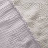 50"x60" Two Toned Organic Throw Blanket Lavender - Truly Soft: GOTS Certified, Reversible, Lightweight - 3 of 4