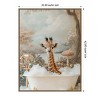 Amanti Art Whimsical Giraffe Soak by Niky Rahner Framed Canvas Wall Art - 3 of 4