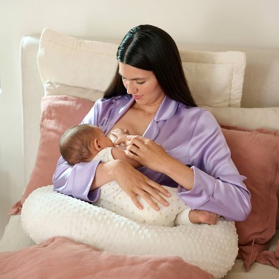 Munchkin Ultra-Luxe Infant Feeding Pillow with Soft, Machine Washable Cover for Nursing &#38; Bottle Feeding