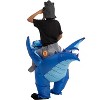 Joyfy Inflatable Costume Kids, Ride on Ice Dragon Inflatable Costume, Cool Blow Up Dragon Costume -  M (7-10yrs) - 2 of 4