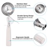 Unique Bargains Stainless Steel Durable Handle Spring Trigger Ice Cream Scoop - 3 of 4
