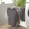 Quinne Foldable Laundry Basket - STG1906 - Natural/Grey - Safavieh - 2 of 4