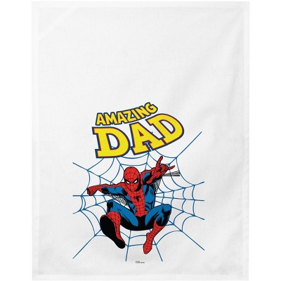 Marvel Comics Spider-Man The Amazing Spider-Dad White Dish Towel