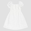 Levi's® Girls' Short Sleeve Eyelet Dress - White - 3 of 4