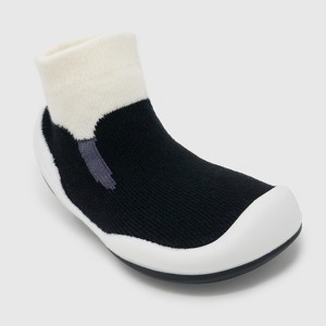 Komuello Toddler Boy First Walk Sock Shoes - Midnight Dash - 1 of 4