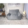 Dexmalle Soft High Density Foam Bean Bag Lazy Sofa with Armrests - 2 of 4
