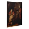 Rembrandt 'Return of the Prodigal Son' Floating Brushed Aluminum Art - 2 of 3