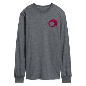 Men's - How To Train Your Dragon - Dragon Grid Long Sleeve Graphic T-Shirt - 1 of 3