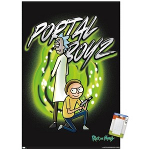 Trends International Rick And Morty - Portal Boyz Unframed Wall Poster Prints - 1 of 4