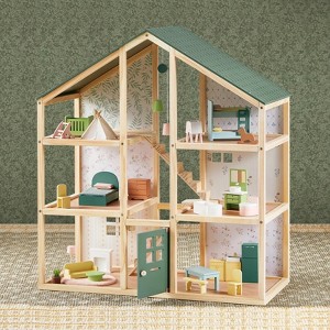 Tiny Land® Sweetwood Evergreen Dollhouse without Dolls - 1 of 4