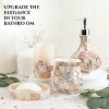 Creative Scents Decorative Mother of Pearl Bathroom Accessories Set - 3 of 4